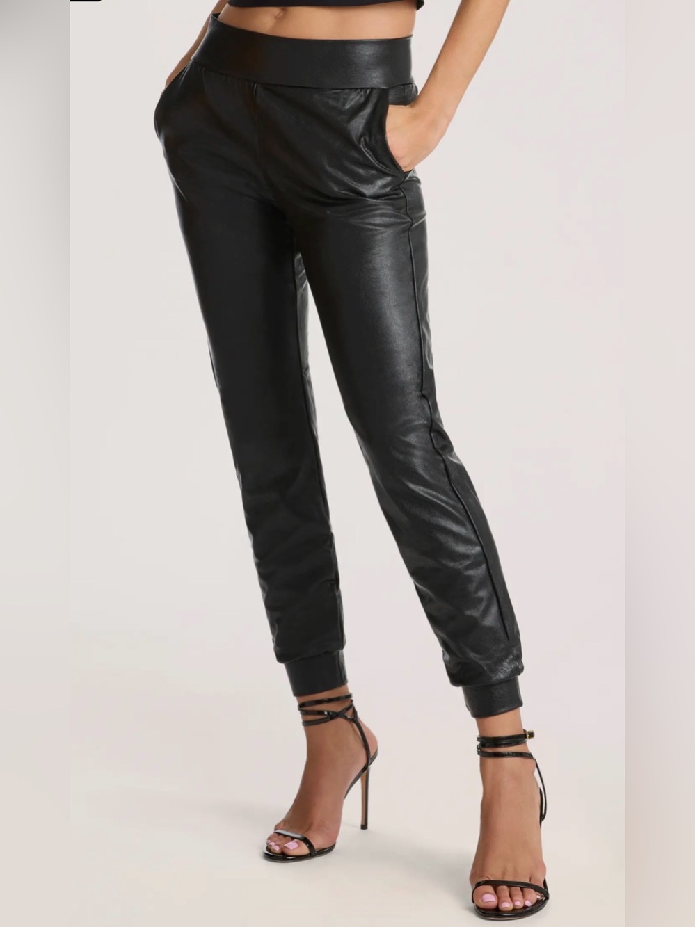 Commando Faux Leather Joggers